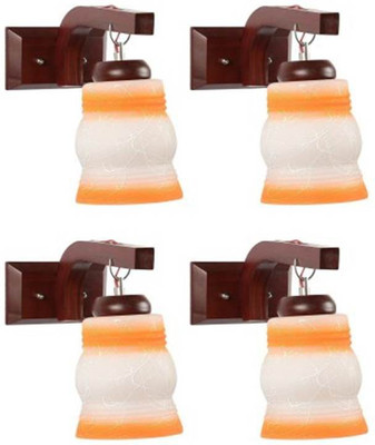 TrendyHouse Uplight Wall Lamp Without Bulb(Pack of 4)