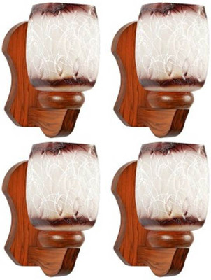 TrendyHouse Uplight Wall Lamp Without Bulb(Pack of 4)