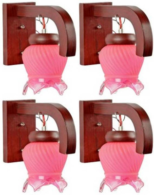 TrendyHouse Uplight Wall Lamp Without Bulb(Pack of 4)