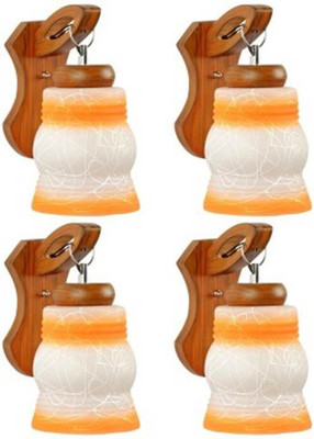 TrendyHouse Uplight Wall Lamp Without Bulb(Pack of 4)