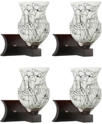 TrendyHouse Uplight Wall Lamp Without Bulb(Pack of 4)