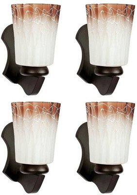 Baslash Uplight Wall Lamp Without Bulb(Pack of 4)