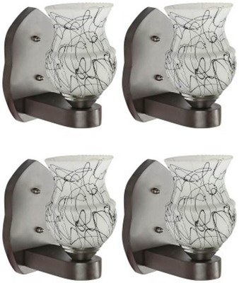 Zuper Uplight Wall Lamp Without Bulb(Pack of 4)
