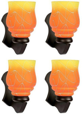 Baslash Uplight Wall Lamp Without Bulb(Pack of 4)