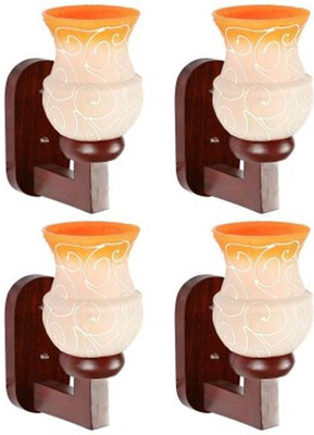 TrendyHouse Uplight Wall Lamp Without Bulb(Pack of 4)