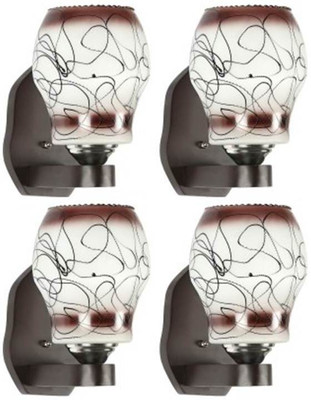 TrendyHouse Uplight Wall Lamp Without Bulb(Pack of 4)
