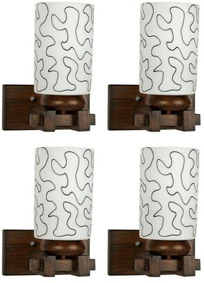 Baslash Uplight Wall Lamp Without Bulb(Pack of 4)