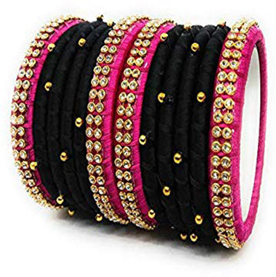 khandelwal impex Dori Pearl Bangle Set(Pack of 12)