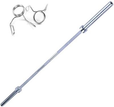 L'AVENIR Lav-Olympicrod-Strt-5ft Weight Lifting Bar(Silver)