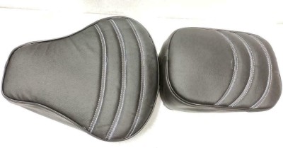 KOHLI BULLET ACCESSORIES eat Cover Front & Rear Black Single Bike Seat Cover For Royal Enfield Classic 350, Classic