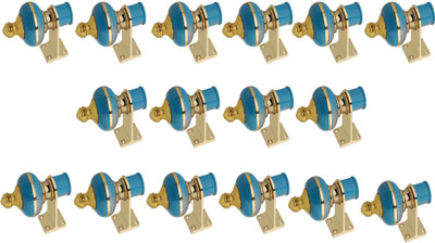 GROWNIX Blue Rod Rail Bracket Metal(Pack of 16)