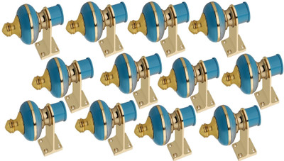 GROWNIX Blue Rod Rail Bracket Metal(Pack of 12)