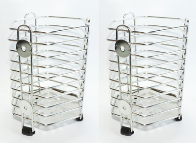 Epraiser Empty Cutlery Holder Case(Silver  Holds 10 Pieces)