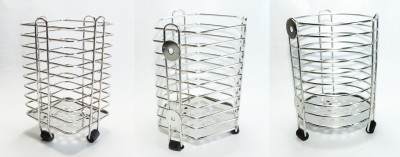 Epraiser Empty Cutlery Holder Case(Silver  Holds 10 Pieces)