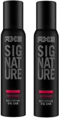 AXE Signature Intense Perfume Body Spray - For Men 244ml Deodorant Spray  -  For Men(244 ml, Pack of 2)