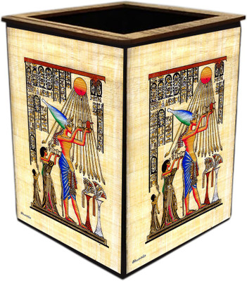 Poster N Frames 1 Compartments wooden pen stand(Multicolor)