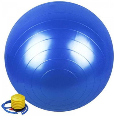 WOLBLIX Anti Burst 75 cm Gym Ball 85 cm Gym Ball (Multicolor) Gym Ball(With Pump)