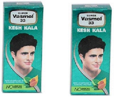 VASMOL Super 33 Kesh Kala Hair Oil 100ml (Pack of 2) YGTR862 Hair Oil(200 ml)