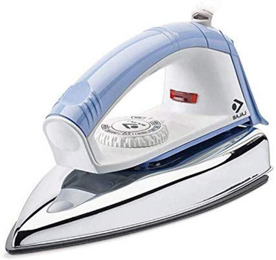 BAJAJ New Popular Iron 750 W Dry Iron(White and Blue)