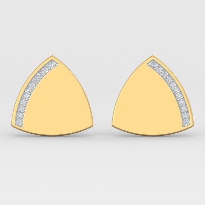 ShipJewel Hazelnut Earrings-14KT Gold Yellow Gold 14kt Diamond Stud Earring