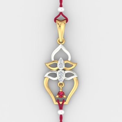 ShipJewel Kalash Wristlet-14KT Gold 14kt Diamond, Ruby Yellow Gold Pendant