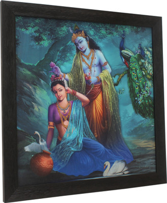 TS NANDA Radha Krishna Religious Frame
