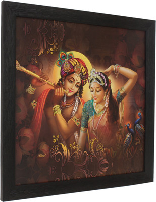 TS NANDA Radha Krishna Religious Frame