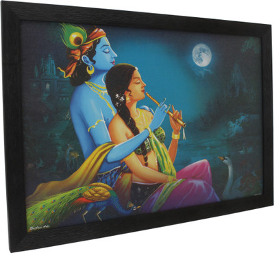 TS NANDA Radha Krishna Religious Frame