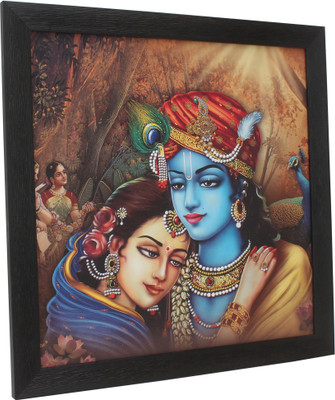 TS NANDA Radha Krishna Religious Frame