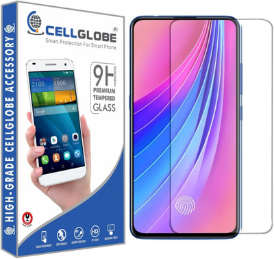 cellglobe Edge To Edge Tempered Glass for Vivo V15 Pro(Pack of 1)