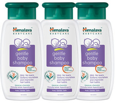 HIMALAYA GENTLE BABY SHAMPOO 200 ML (PACK OF 3) 600 ML(600 ml)