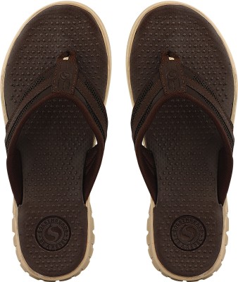 Buy SOLETHREADS COLE Ultra Light BROWN Flip Flops on Flipkart