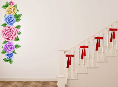 Littlebuds 120 cm Flower Removable Sticker(Pack of 1)