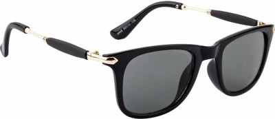 Dannilo Wayfarer Sunglasses(For Men & Women, Black)