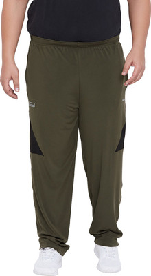 bigbanana Solid Men Green Track Pants