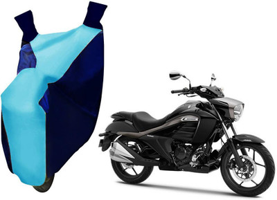 WolkomHome Two Wheeler Cover for Suzuki(Intruder, Blue, Clear)