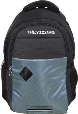 THE WESTZONE 15.6 inch Laptop Backpack(Grey, Black)