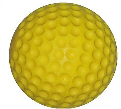 STC Flash Colour PU Full Bounce Hockey, Cricket Bowling Machine Ball Hockey Ball(Standard, Pack of 1, Yellow)