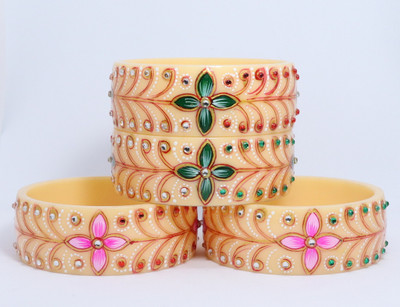 RRR Handicrafts Plastic Bangle Set(Pack of 4)