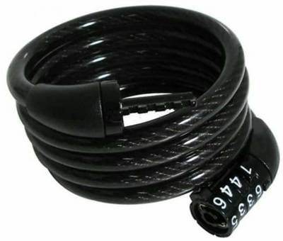 ShreNik Bicycle Password Lock Helmet Bike 4 digit Fixed Number Coiled Chain 4 Feet Cycle Lock