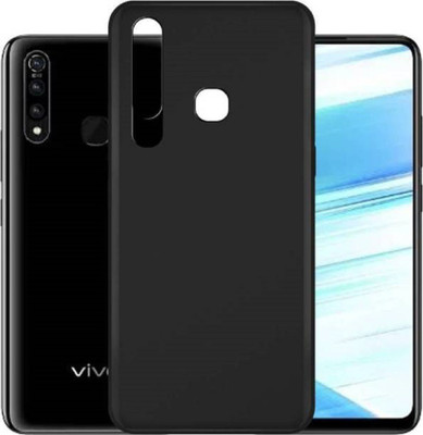 ALONZO Back Cover for Vivo y15, Vivo Y12, Vivo Y17(Black, Grip Case, Pack of: 1)