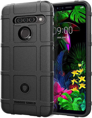 Elica Bumper Case for LG G8S ThinQ(Black, Rugged Armor, Pack of: 1)