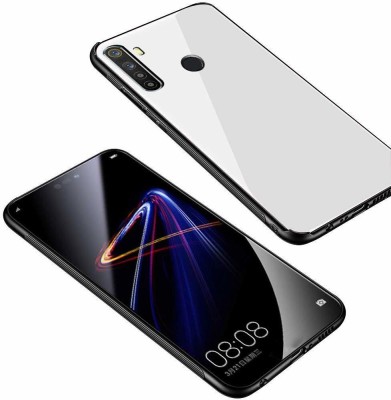 COVERBLACK Back Cover for Mi Redmi Note 8(White, Dual Protection, Pack of: 1)
