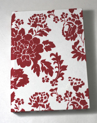 Camlon Exports Recycled Handmade A5 Diary unruled 96 Pages(White, Red)
