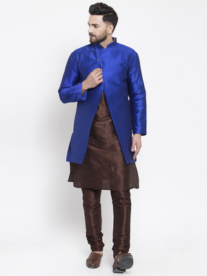 ABH Lifestyle Men Kurta Pyjama Ethnic Jacket Set