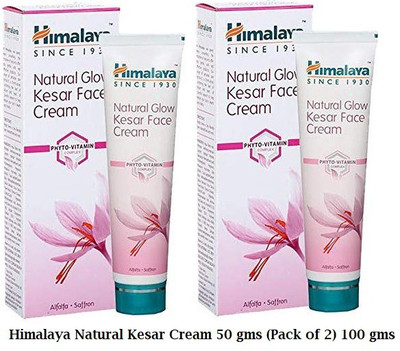 HIMALAYA Natural Kesar Cream 50 gms (Pack of 2) 100 gms(100 g)