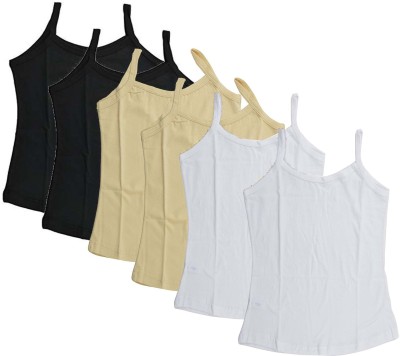 khwahish Camisole For Girls(Multicolor, Pack of 6)