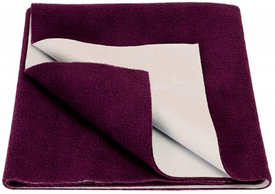 Keviv Cotton Baby Bed Protecting Mat(Plum, Extra Large)