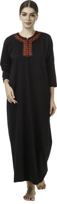 ovida Women Nighty(Black)