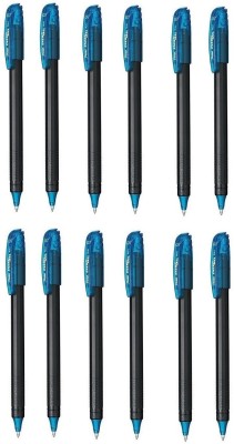 PENTEL Energel BL417 - 12 Sky Blue ink color Roller Ball Pen(Pack of 12, Sky Blue)